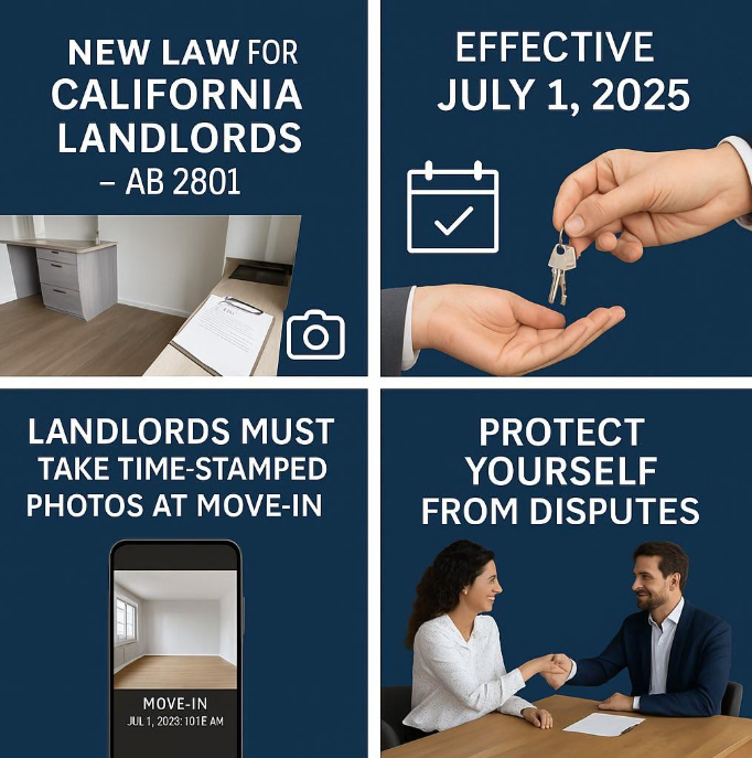 📸📸 New California Law: Move-In Photo Documentation Now Required for Landlords – AB 2801